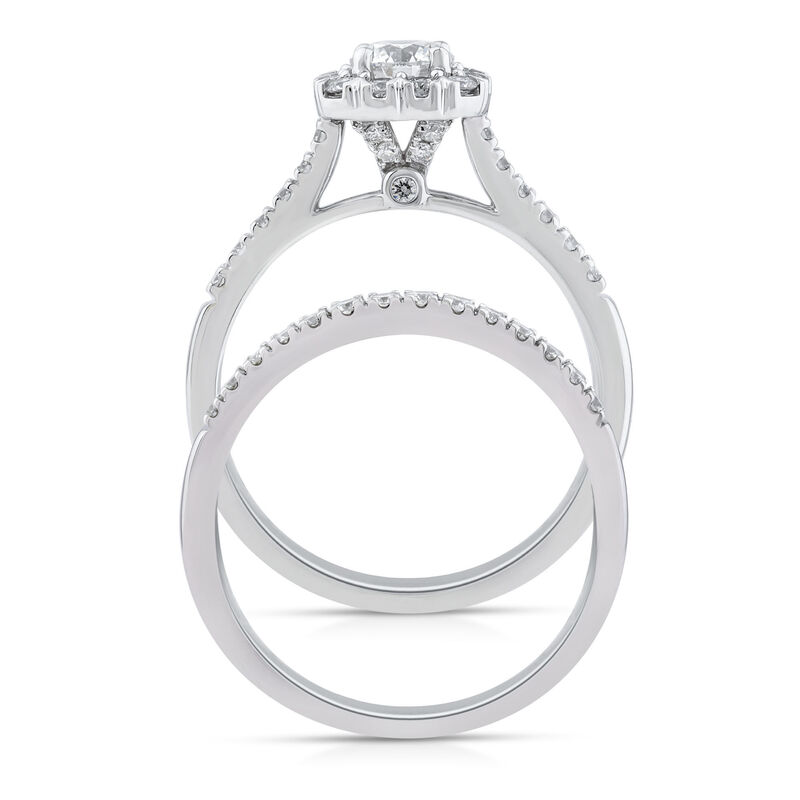 Lab Grown Diamond Engagement Ring Set in 10K Gold &#40;1 ct. tw.&#41;