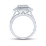Diamond Composite Engagement Ring in 10K White Gold &#40;2 ct. tw.&#41;