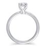 lab grown diamond solitaire oval engagement ring in 14k white gold &#40;1 1/2 ct.&#41;