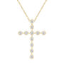 Diamond Cross Pendant in 10K Yellow Gold &#40;1/5 ct. tw.&#41;