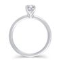 Lab Grown Diamond Pear-Shaped Solitaire Engagement Ring in 14k white gold &#40;3/4 ct.&#41;