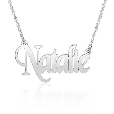 personalized nameplate necklace