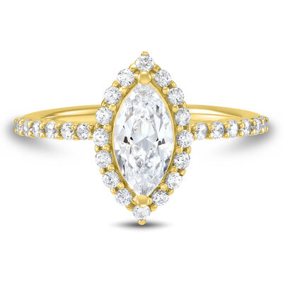 Lab Grown Diamond Engagement Ring in 14K Yellow Gold (1 3/4 ct. tw.)