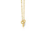 Double Row Bar Pendant with Diamond Accents in 14K Yellow Gold
