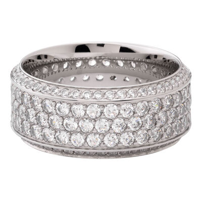 Lab Grown Diamond Eternity Band in 14K White Gold (4 ct. tw.)