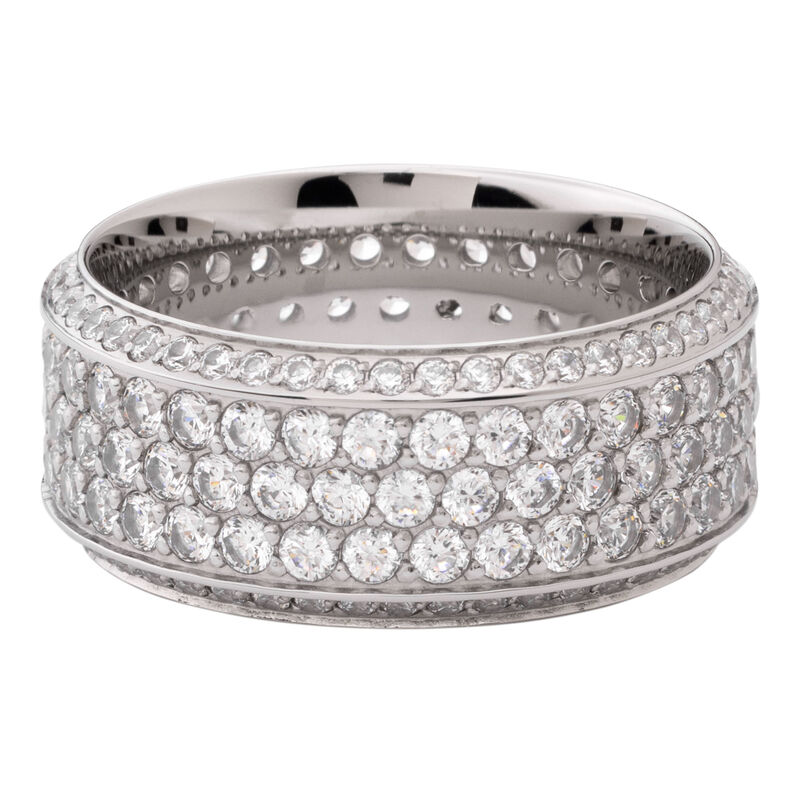 Lab Grown Diamond Eternity Band in 14K White Gold &#40;4 ct. tw.&#41;