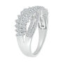 Diamond Crossover Ring in 10K White Gold &#40;1 ct. tw.&#41;