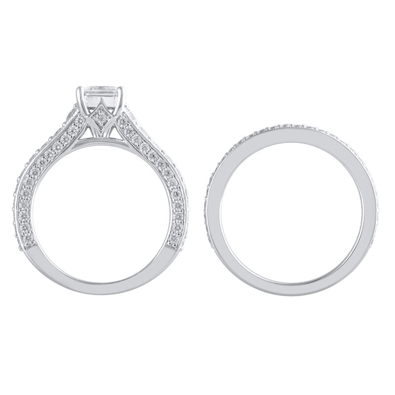 Lab Grown Diamond Bellissima Princess-Cut Bridal Set in 14K White Gold &#40;2 1/2 ct. tw.&#41;