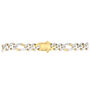Diamond Cut Figaro Bracelet in 14K Yellow Gold, 8MM, 8.25&rdquo;