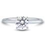 Lab Grown Diamond Hidden Halo Engagement Ring in Platinum &#40;1 1/8 ct. tw.&#41;