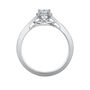 1/2 ct. tw. Diamond Oval Solitaire Engagement Ring in 18K White Gold