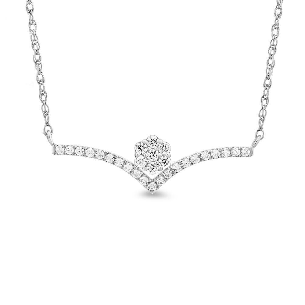Gems One Diamond V-Shaped Chevron Pendant Necklace (1/3 Ctw) NK10192-4PC -  McKenzie Jewelers