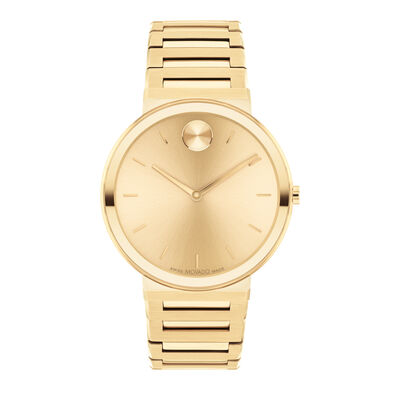 Men’s Dress Watch in Yellow Gold-Tone Stainless Steel