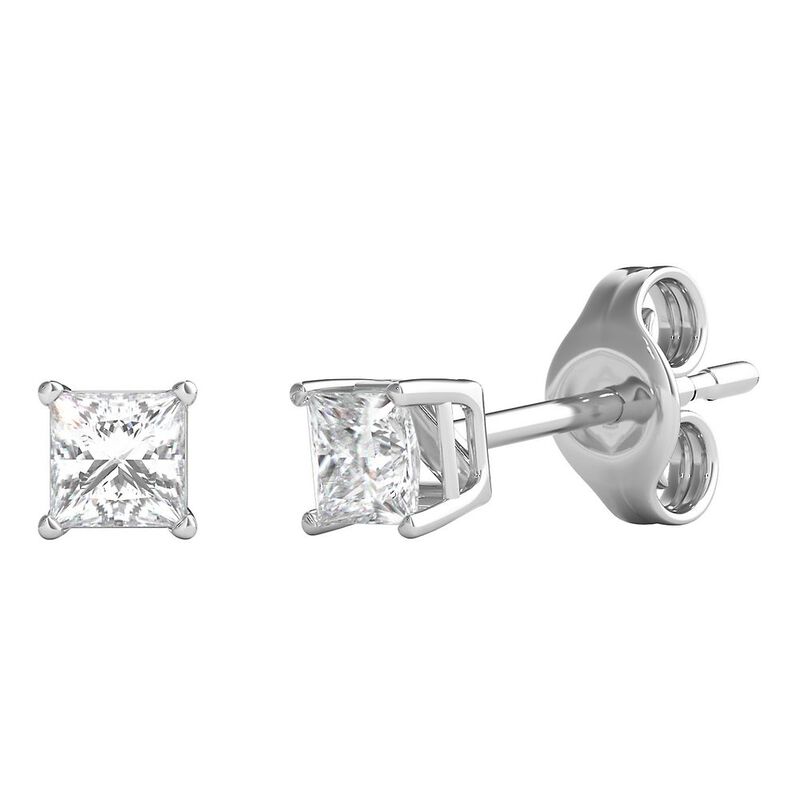 1/4 ct. tw. Diamond 4-Prong Stud Earrings in 10K Gold | Helzberg Diamonds