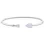 Lab Created Opal &amp; White Sapphire Bracelet in Sterling Silver