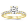 1/2 ct. tw. Diamond Semi-Mount Engagement Ring in 14K Yellow Gold &#40;Setting Only&#41;