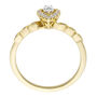 Pear-Shaped Diamond Promise Ring with Halo in 10K Gold &#40;1/5 ct. tw.&#41;