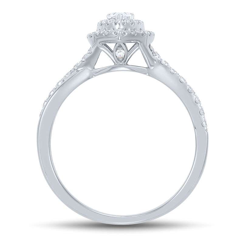Pear-Shaped Diamond Engagement Ring &#40;1/2 ct. tw.&#41;