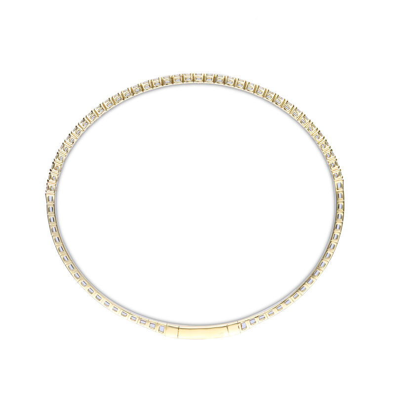 Diamond Flex Bangle Bracelet in 10K Yellow Gold &#40;1 ct. tw.&#41;
