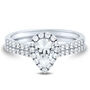 Pear-Shaped Lab Grown Diamond Engagement Ring Set &#40;1 ct. tw.&#41;