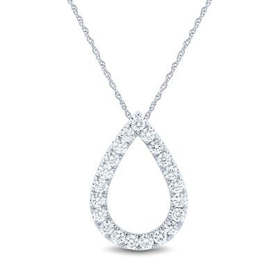 Light Heart® 5/8 ct. tw. Lab Grown Diamond Pendant in 14K White Gold
