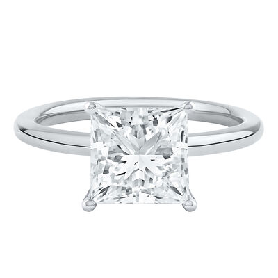 Lab Grown Diamond Princess-Cut Solitaire Engagement Ring (3 ct.)