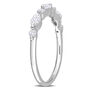Marquise Moissanite Stacking Ring in Sterling Silver &#40;1/2 ct. tw.&#41;