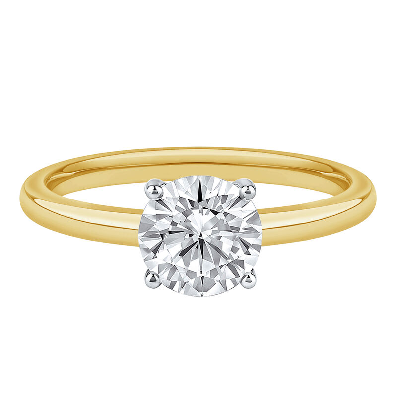 Diamond Round Cut Solitaire Engagement Ring