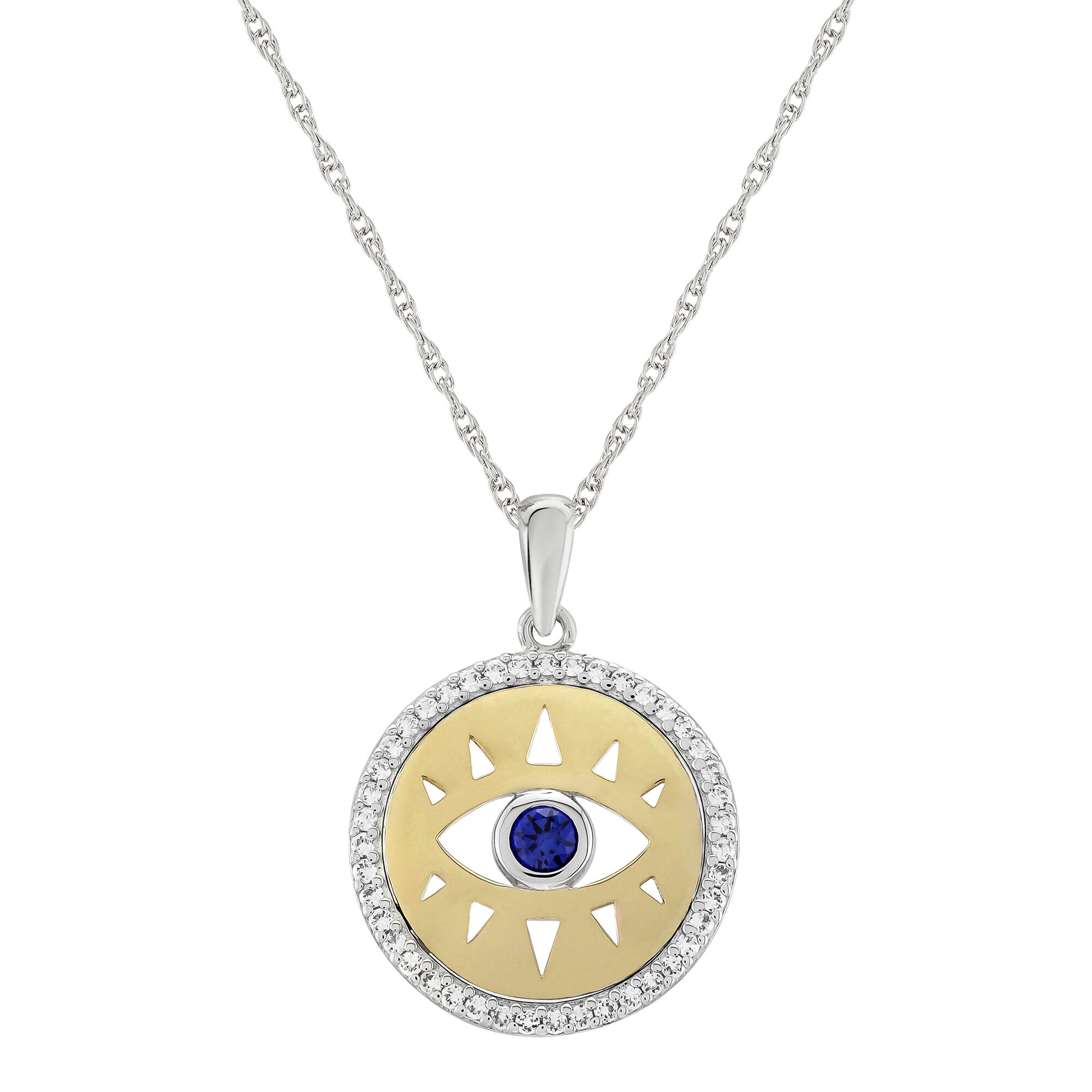 Buy Evil Eye Gold Necklace, 10K Solid Gold Evil Necklace, Good Luck Necklace,  Protection Necklace, Birthday Gift for Women, Every Day Jewelry Online in  India - Etsy