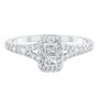 Diamond Engagement Ring in 10K White Gold &#40;1/2 ct. tw.&#41;