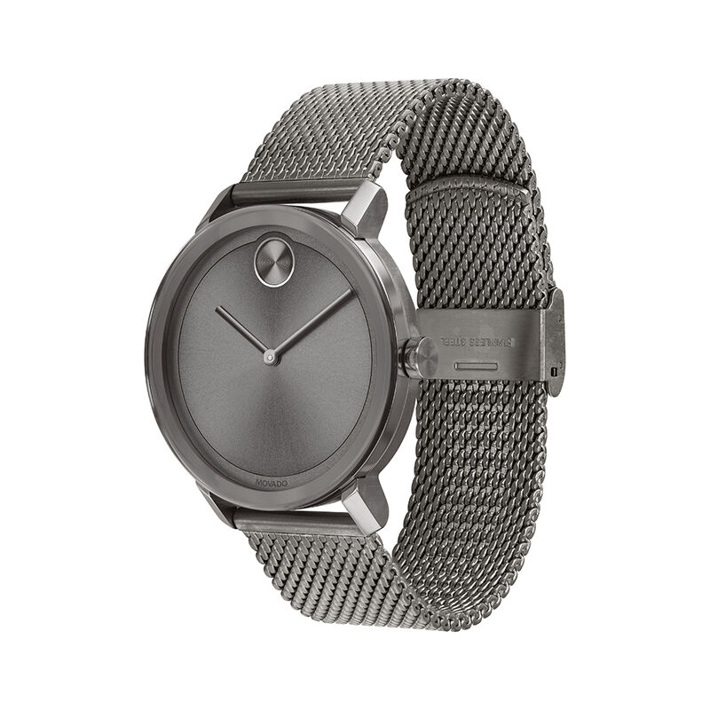 Evolution Men&#39;s Watch in Gunmetal Ion-Plated Stainless Steel, 40mm