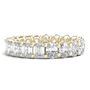 Oval and Emerald-Cut Lab Grown Diamond Eternity Band in 14k Gold &#40;4 ct. tw.&#41;