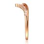 1/5 ct. tw. Diamond Contour Band in 14K Rose Gold