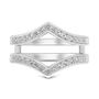 Diamond Chevron Ring Enhancer in 14K White Gold &#40;1/2 ct. tw.&#41;