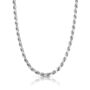 Men&#39;s Rope Chain in Sterling Silver, 24&quot;