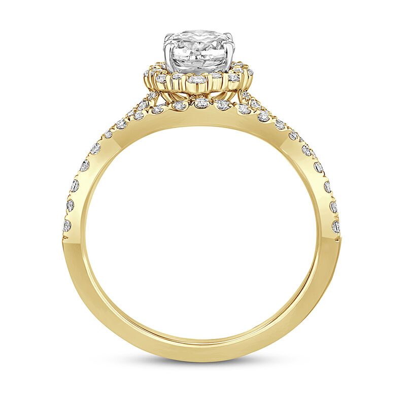 Whitney Lab Grown Diamond Bridal Set in 14K Gold &#40;1 3/4 ct. tw.&#41;