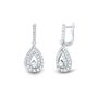 Light Heart&amp;&#35;174; 1 1/2 ct. tw. Lab Grown Diamond Dangle Earrings in 14K White Gold