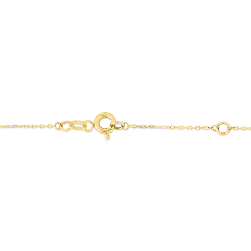 Polished Bar Bracelet in 14K Yellow Gold, 7&rdquo;
