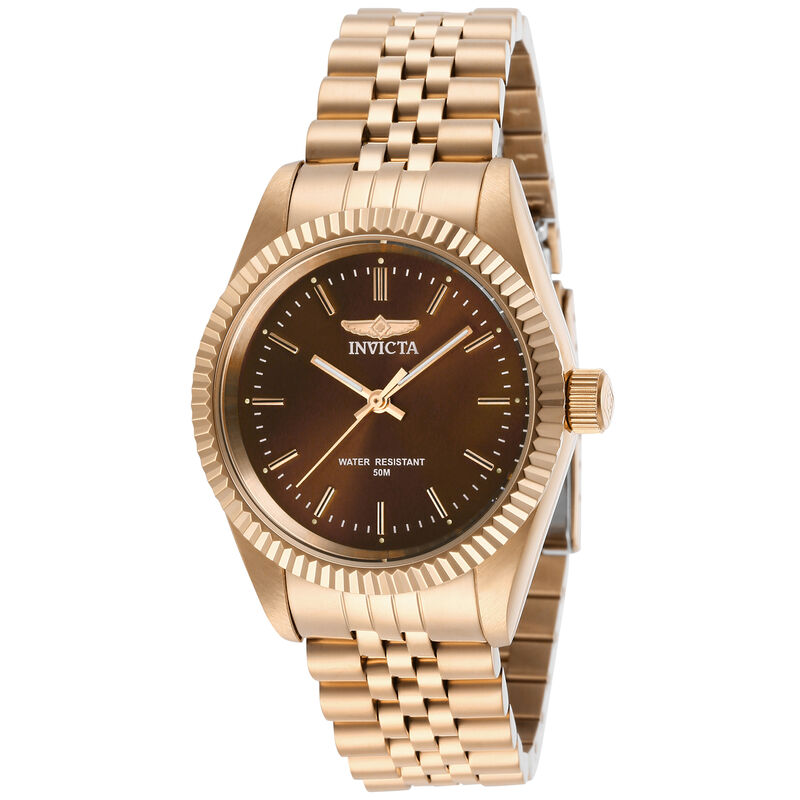 Ladies&rsquo; Specialty Watch in Rose Gold-Tone Ion-Plated Stainless Steel