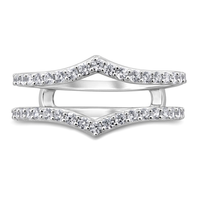 Diamond Enhancer Ring with Chevron Frame &#40;1/2 ct. tw.&#41;
