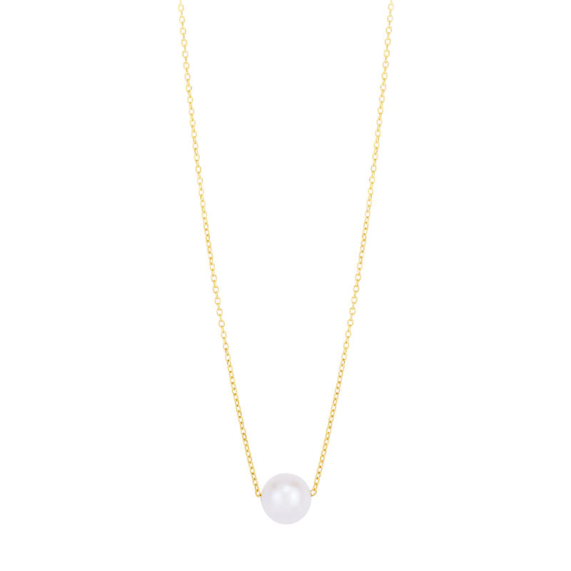 Freshwater Cultured Pearl Pendant in 10K Yellow Gold