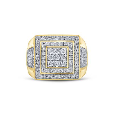 Men’s Diamond Ring in 10K Yellow Gold (1 5/8 ct. tw.)