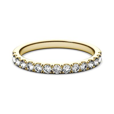 Moissanite Band in 14K Yellow Gold (1/2 ct. tw.)