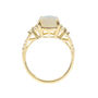 Ethopian Opal &amp; 1/4 ct. tw. Diamond Ring in 10K Yellow Gold