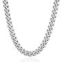 Men&rsquo;s Curb Chain in Stainless Steel, 7.5mm, 24&quot;