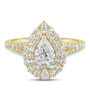 1 5/8 ct. tw. Diamond Pear-Shaped Double Halo Engagement Ring