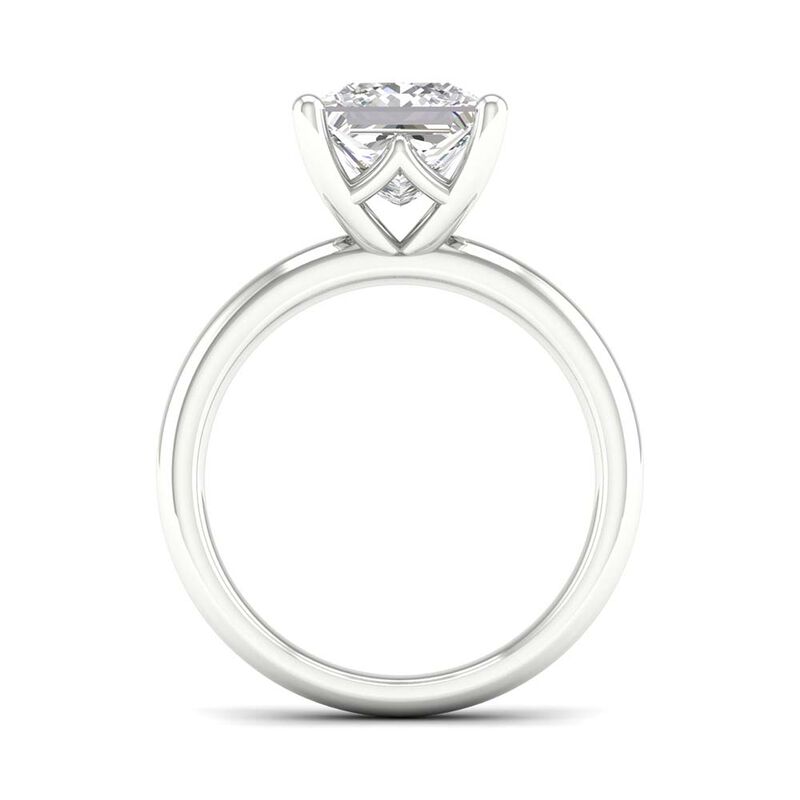 Lab Grown Diamond Princess-Cut Solitaire Engagement Ring in 14K White Gold &#40;3 ct.&#41;