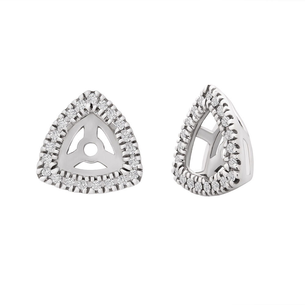 Diamond Stud Earring Jackets I 64Facets Fine Jewelry – 64Facets-India