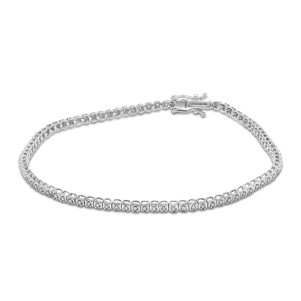 4ct tw NewBorn Lab Created Diamond Tennis Bracelet in 14K White Gold  JTD22-0054 - Ramsey's Diamond Jewelers