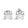 Lab Grown Diamond Earrings with U-Prong Setting in 14K White Gold &#40;5/8 ct. tw.&#41;